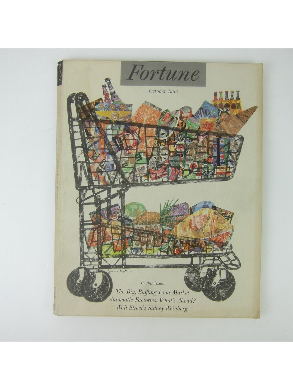 Vintage FORTUNE Magazine October 1953 Cadillac Chevrolet General Motors Seagrams